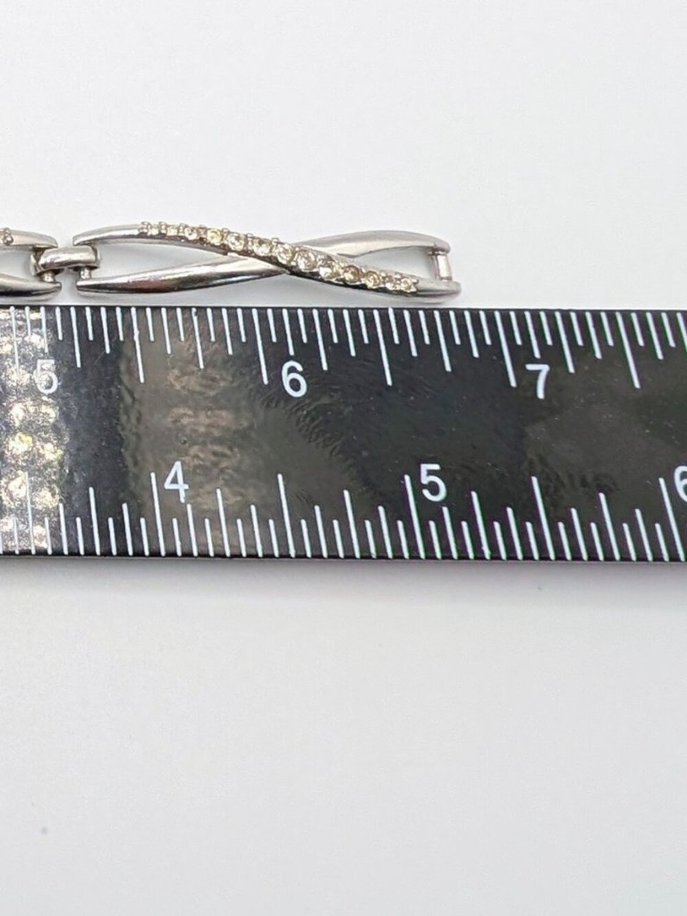 Swarovski Authentic Infinity Link Bracelet - Vintage - Picture 8 of 14